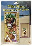 Tiki Man Restroom Door Cover Party Accessory (1 count) (1/Pkg)