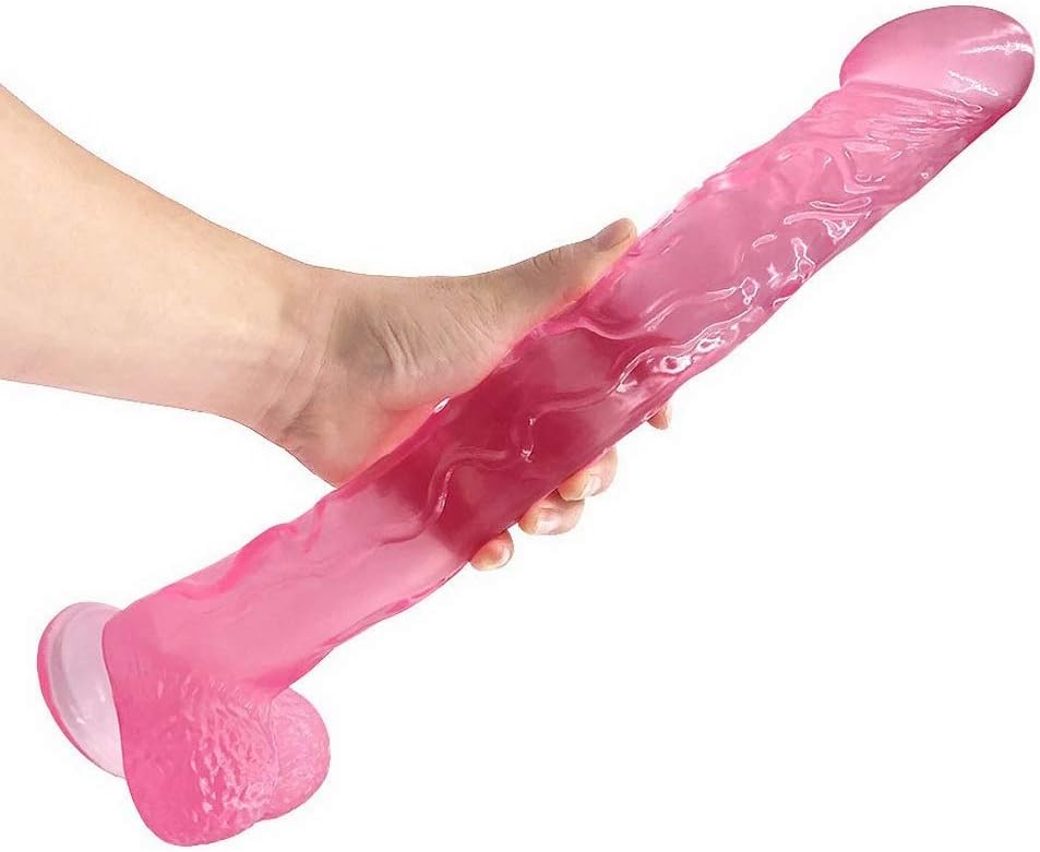 UsmanZY6 Amázīng Gádgét, Amazing Gifts Role-Play Soft for women Wand Shaking with Flared Suction Cup pink | long：16.5inches/42cm，diameter：1.96inches/5cm