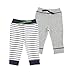 Yoga Sprout 2 Pack Tapered Ankle Pants, Navy & Green, 0-3 Months