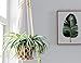 Mkono Macrame Hanging Planter Basket Plant Hanger Home Decor, Up to 8 Inch Flower Pot