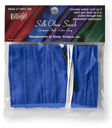 image for Hodge Silk Long Oboe Swab - Blue