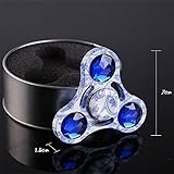 Ecosin Tri Fidget Hand Spinner Triangle Metal Finger Focus Toy ADHD Autism Kids/Adult Finger Toy