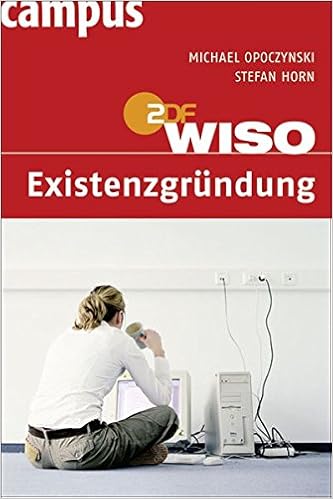 Wiso Existenzgrundung Opoczynski Michael Horn Stefan Amazon De Bucher