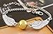 QXFQJT Friendship Necklace Turtle Pineapple Compass Best Friend Necklaces Gift
