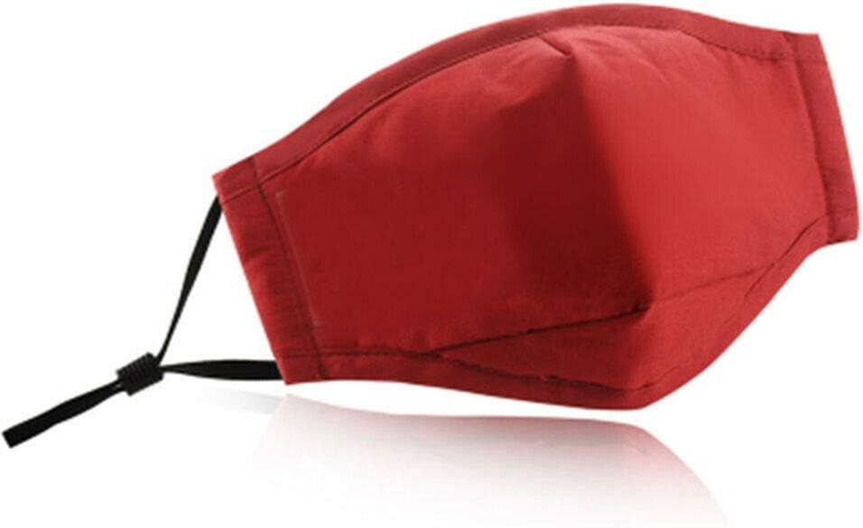 Gurbik 3 Layer Anti-Pollution Cotton Mask Washable Reusable PM 2.5 (1 Piece) (Maroon)