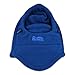 Kids Windproof Double Thick Fleece Hoody Balaclava Outdoor Sledding Skiing Cap (Blue)