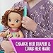 Baby Alive Finger Paint Baby: Brown Hair Doll, Drinks & Wets, Doll Accessories Includes Art Supplies, Bottle and Diaper, Great Doll for 3-Year-Old Girls & Boys and Up (Amazon Exclusive)
