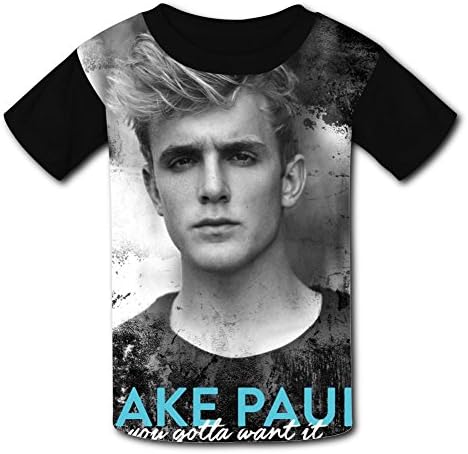 D4SD4H5RFE Nice Handsome_Jake Bro_Paul Polyester Short Sleeve T-Shirt For Children