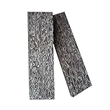 RECHERE 2PCS Damascus Grain Micarta Knife Handle