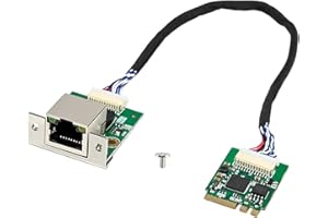 M.2 A+E Key 2.5G Ethernet Network Interface Card - NIC with Intel I226-V Chipset, RJ45 Port Stable Connection, Compatible wit
