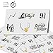 YoHold Wizard Tattoos Temporary with 6 Different Styles of Wizard Tattoos Sticker for Halloween, Wizard Party Supplies Decorations, 36 Packs in All