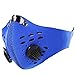 Senston Neoprene Anti Dust Motorcycle Bicycle Cycling Ski Half Face Mask Filter One Size Blue