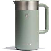 Hydro Flask French Press- Insulated Stainless Steel Coffee Maker, Camping and Outdoors Agave Green