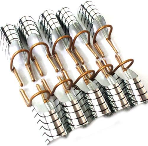 WFZ17 10Pcs Nail Art Beauty Reusable UV Gel Acrylic French Tips Extension Guide Forms Tips