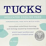 Tucks Medicated Cooling Pads, 40 Count by Tucks