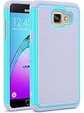 A3 2016 Case, LK [Shock Absorption] Drop Protection Hybrid Dual Layer Armor Defender Protective Case Cover for Samsung Galaxy A3 2016, Mint