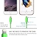 Cambond 2 Pack USB Cable, 8 Pin Phone Charger Cable Cord for iPhone X iPhone 8 8 Plus 7 7 Plus 6s 6s Plus 6 6 Plus, iPad Air, iPad Mini, iPad, iPod, Apple MFI Certified (Blue+Green 6 ft)