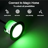 INDARUN RGBW WiFi LED Decking Lights IP67 Ø45MM 12V 10 Pack view 6