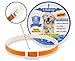 Best Natural Safe Design Flea and Tick Collar For Dogs, 8 Month Protection, Fully Adjustable One Size Fits All - Waterproof