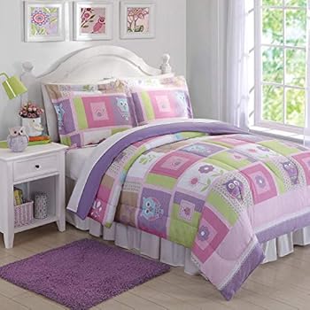 Amazon.com: My World Comforter Set (Happy Owls, Full/Queen