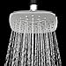 AKDY 5 Inch High Pressure Rain & Waterfall Fixed Showerhead with Adjustable Metal Swivel Ball Joint - Nature & SPA Like Shower Experience Even at Low Water Flow & Pressure