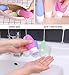 5 Pack Travel Bottles, Leakproof Silicone Refillable Travel Containers, Squeezable Travel Size Tube Sets Cosmetic Toiletry Containers for Shampoo Lotion Soap