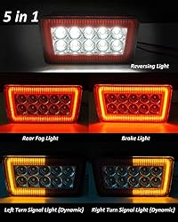 BESTVIEW 5-In-1 LED Rear Fog Light Assembly Kits