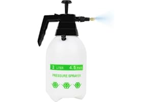 Greenco Lawn and Garden Pump Sprayer (0.5 Gallon), Handheld Pressurized Sprayer Bottle, Spray Bottle with Adjustable Nozzle for Plants and Other Cleaning Solutions