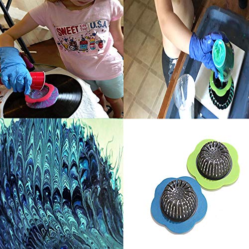 Silicone Kitchen Sink Strainer 4 Pack,Plainmarsh Drain FilterLarge Wide Rim 4.5" Diameter (4.5" Diameter, 4 Color)
