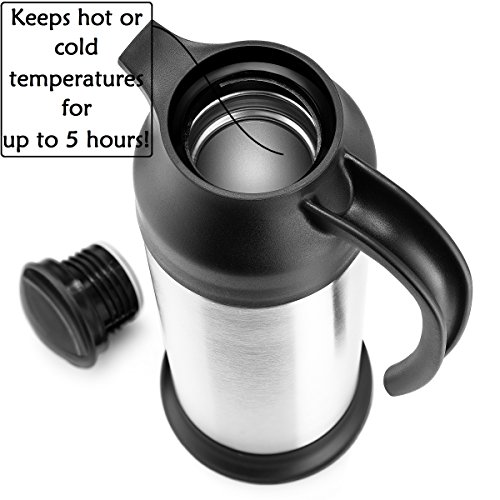 image for ChefGiant Coffee Carafe 33 oz, Coffee Thermos Set of 2, Coffee Server 