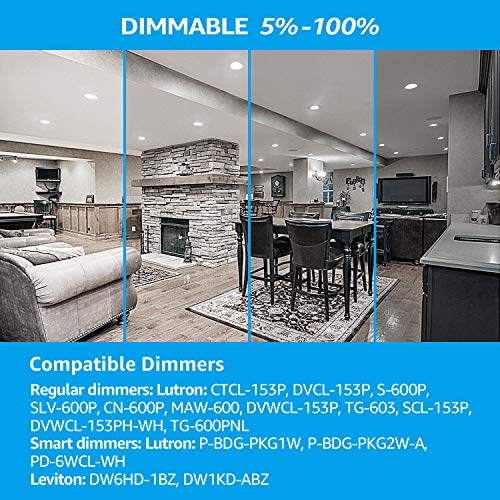 TORCHSTAR 4 Inch Slim Recessed Lighting with Junction Box, Basic Series