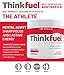 Thinkfuel Nootropic Pre Workout Powder for Athletes - Dopamine Stack to Boost Mental Performance, Energy Levels and Endurance. w/DMAE, Creatine, Beta-Alanine, and Caffeine. Fruit Punch, 30 Servings