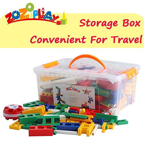 ZoZoplay STEM Toys Building Set Educational Construction Engineering Building Blocks Learning Toys Set for Boys and Girls Ages 3 4 5 6 7 8 9 10 Year Old Best Kids Toys Creative Fun Game (292 PCS) - Thumbnail 5