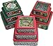 Christmas Nesting Tins with Window for Cookie, Candy or Other Gifts, Square Shape (Season's Greetings, 9-Count)