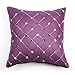 famibay Throw Pillow Covers Decorative Pillow Cases Trellis Geometric Embroidered Polyester Cushion Covers 18