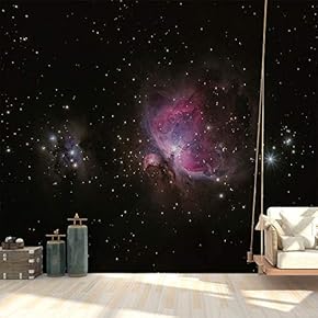 Wall Mural Starry Sky Removable Self-Adhesive Large Wallpaper - 66x96 inches