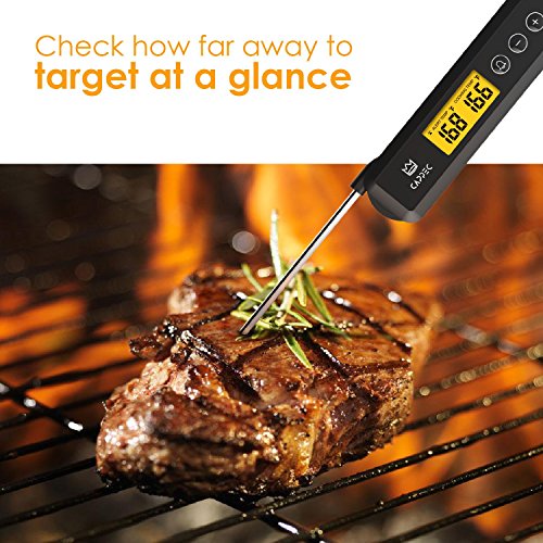 Cappec KTH04 Instant Digital Meat Thermometer With Target Setting Alert and Backlight