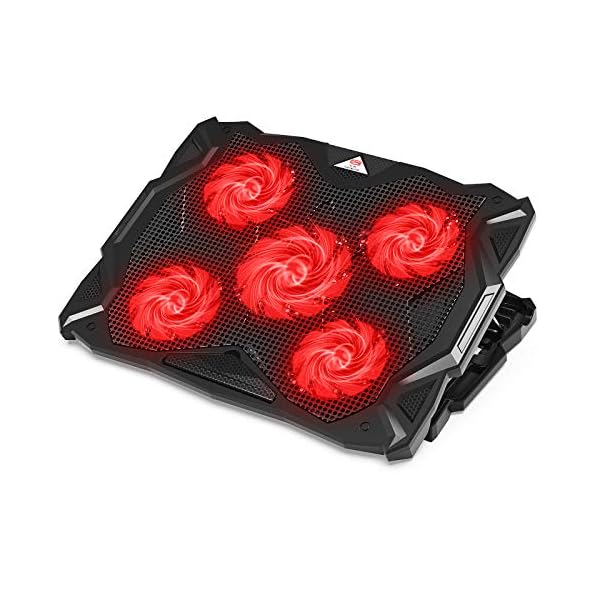 CP3-Laptop-Cooling-Pad-5-Quiet-Fans-Laptop-Cooler-Support-Up-to-173-Inch-Heavy-Duty-Notebook-Gaming-Laptop-Cooling-Stand-with-LED-Light-for-Gaming-Office-Work-from-Home-Red CP3 Laptop Cooling Pad 5 Quiet Fans Laptop Cooler, Support Up to 17.3 Inch Heavy Duty Notebook, Gaming Laptop Cooling…