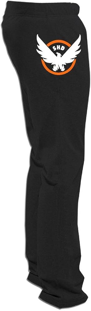 MZONE Cute The D Game Logo Sweatpants For Men Black