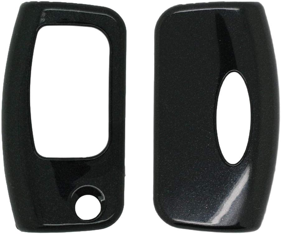 BROVACS Paint Metallic Colour Shell Cover ABS Hard Case Holder Compatible with FORD Classic Flip Remote Key Fob SV0700 Black - Image 3