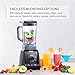 eufy MiracleBlend D1, Perfect for Smoothies, 1200W, High-Speed Blending, Professional Grade, Automatic Cleaning Mode, 50 oz, Black+Grey, Includes Recipe Book and BPA-Free Vacuum Cup (50 Oz)