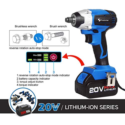 2 Lithium+Cordless+PROSTORMER+Brushless+Included