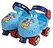 PlayWheels PAW Patrol Roller Skates with Knee Pads, Blue/Red Junior Size 6-12
