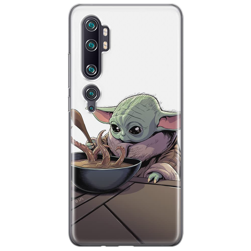ERT GROUP mobile phone case for Xiaomi MI NOTE 10 / MI NOTE 10 PRO original and officially Licensed Star Wars pattern Baby Yoda 027 optimally adapted to the shape of the mobile phone, case made of TPU