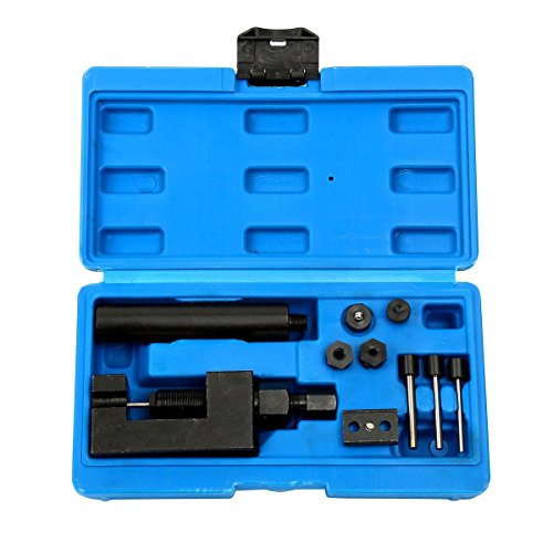 FreeTec Chain Breaker Riveter Cutter Tool Set Motorcycle Cam Drive Riveting Tool