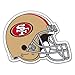 Fremont Die NFL San Francisco 49ers Vinyl Helmet Magnet, 12