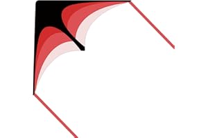 SNJOYFUL Delta Kite for Kids & Adults, 59" Large Beach Kites, Easy to Fly Kite, Best Kite for Beginner, Single Line Kite for Kids, Comes with 300 FT String Kite Handle