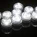 AGPtek 10PCS White Submersible Round LED Candle High Brightness Tea Vase Battery Light Outdoor Garden Pond Pool Bath Disco Bar Spa Tub Decoration Wedding Xmas Floral Decoration Candles