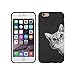 iphone 6s case, shockproof, scratch, protective cover, iphone 6 / 6s 4.7in, art, cats, stylish, cover case (Black line005)