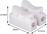 Ulable 30pcs White No Soldering Quick Cable Wire Connector 2 Channel view 5